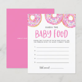 Rosa Donuts gissar att Baby-babybabyspelet spelar