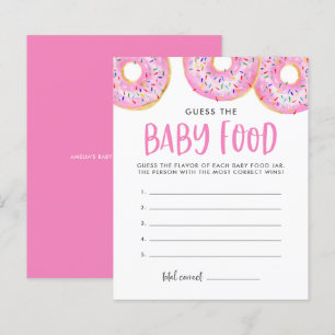 Rosa Donuts gissar att Baby-babybabyspelet spelar