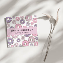 Rosa Donuts, Lila Donuts, kummel Shop, bakverk