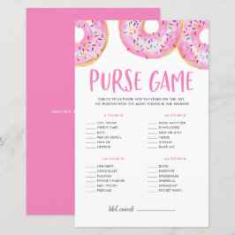 Rosa donuts What's in your Purse Baby Shower Game