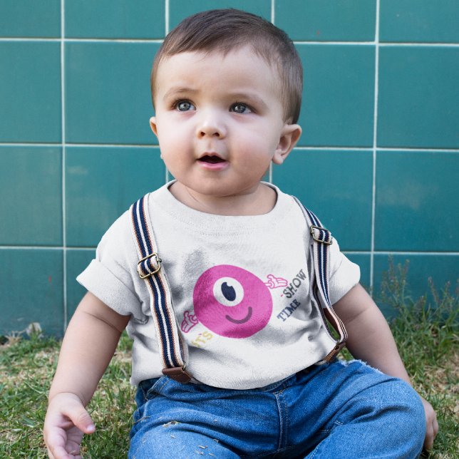 Rosa Doodle Smile Wave Hi T Shirt (it's showtime drama tv shows & music lover funny baby t-shirt.)