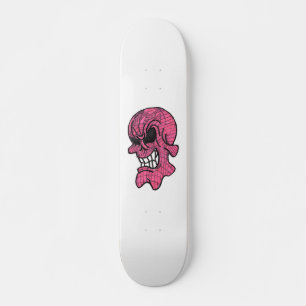 Rosa Döskalle skateboard Bräda 19,5 Cm