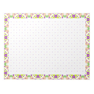 Rosa Dot Grid Habit Tracker School Goal Planner Anteckningsblock