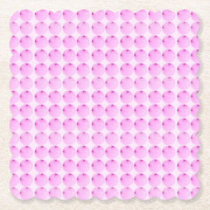 Rosa Dots Papper Underlägg