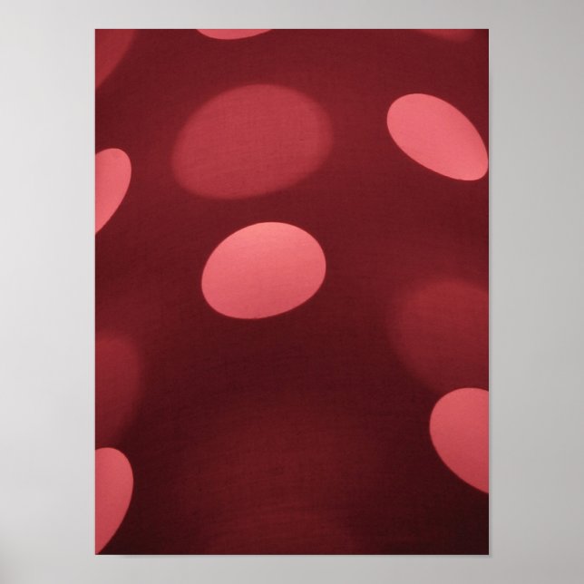 Rosa Dots ~ Skriv ut/Poster Poster (Framsidan)