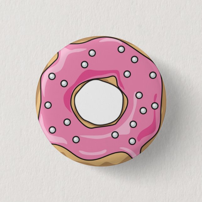 Rosa Doughnut Knapp (Framsida)