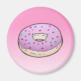 Rosa Doughnut Magnet