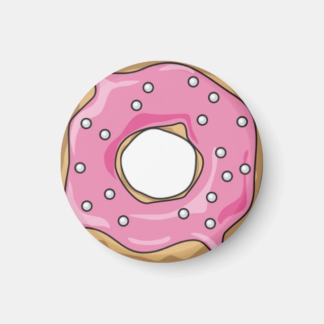 Rosa Doughnut Magnet (Framsidan)