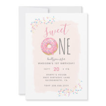  | Rosa Doughnut Sprinkle Sweet 1st Birthday