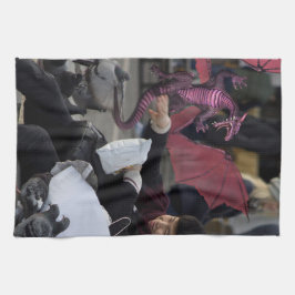 Rosa Dragon in Venedig Italien Kökshandduk