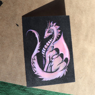 Rosa Dragon Kort