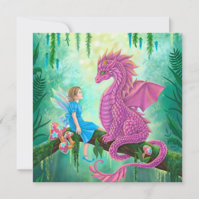 Rosa Dragon och Fairy (Framsida)