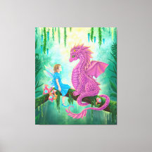 Rosa Dragon och Fairy