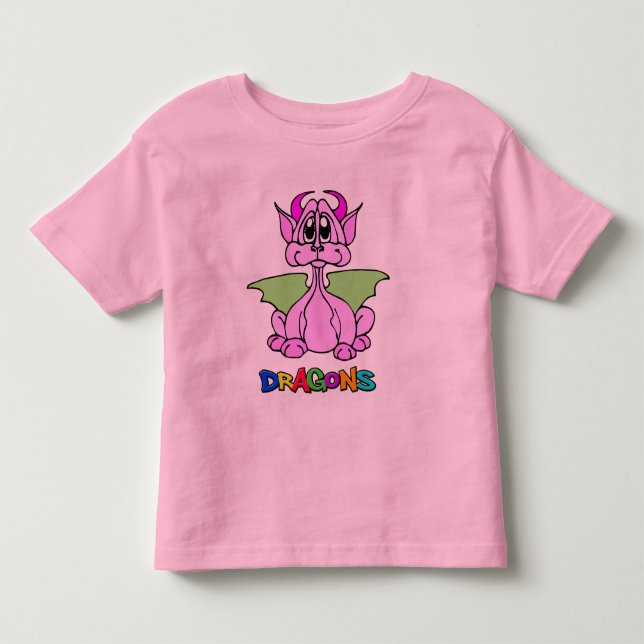 Rosa Dragon T-shirt (Framsida)