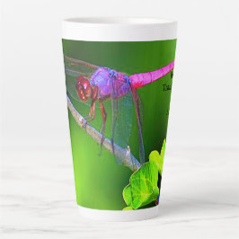 Rosa Dragonfly Spirit Traits Latte Mugg