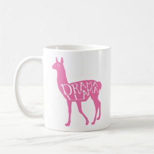 Rosa Drama Llama Kaffemugg
