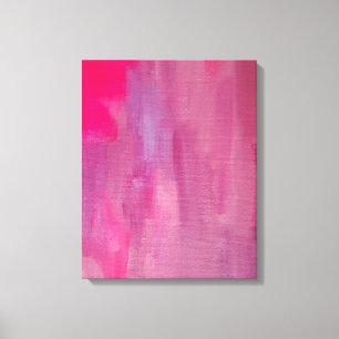Rosa Dream Abstrakt Art Canvastryck