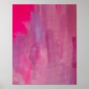 Rosa Dream Abstrakt Art Poster