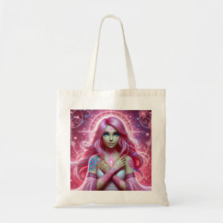 Rosa Dream Enlightenment Awaken Varje dag Tote Bag Tygkasse