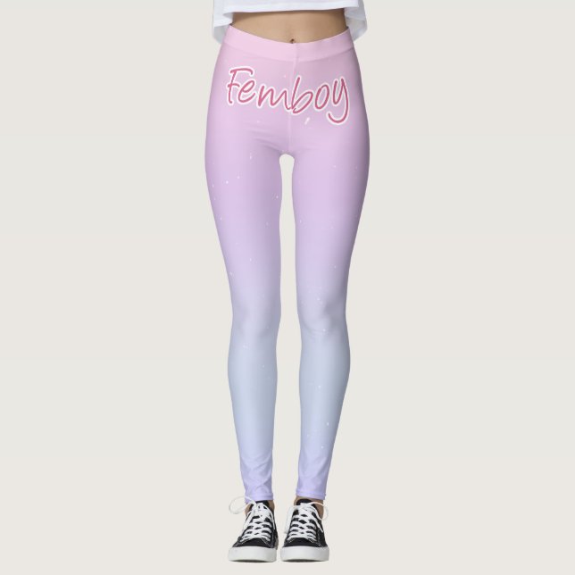 Rosa Dream Leggings för en Soft-familjejepojke (Framsida)