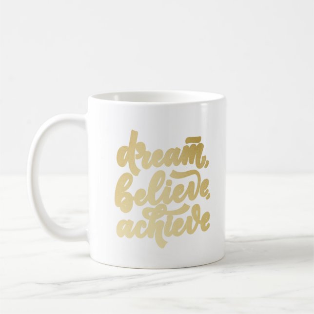  Rosa Dream tror att Motiv Pl Kaffemugg (Vänster)