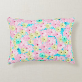 Rosa Dreams Girly Sunblommor Pillows Prydnadskudde