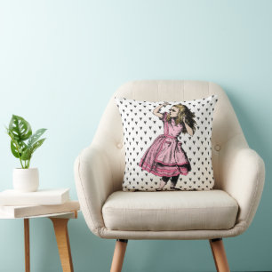 Rosa Dress Alice Black Hearts Kudde