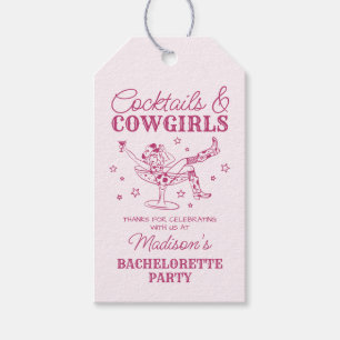 Rosa drinkar och cowgirls rodeo möhippa presentetikett