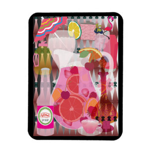 Rosa Drinks Magnet
