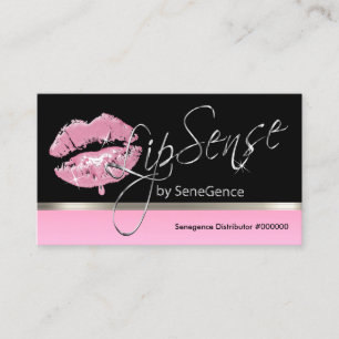 Rosa Drip Lip och Silver Visitkort