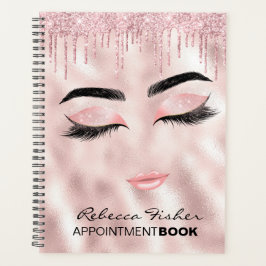  Rosa Drives Lash Möte Planner Bok