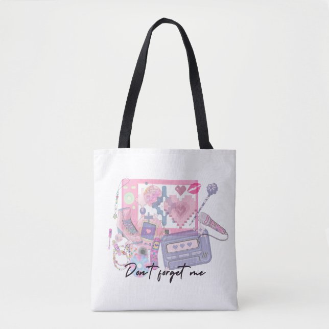 Rosa Drömmar Nostalgisk Tote – Ett Minne Du Kan Hå Tygkasse (Framsida)