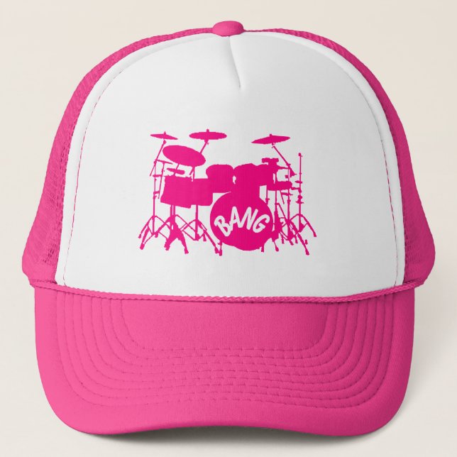 Rosa Drum Hat Keps (Framsida)