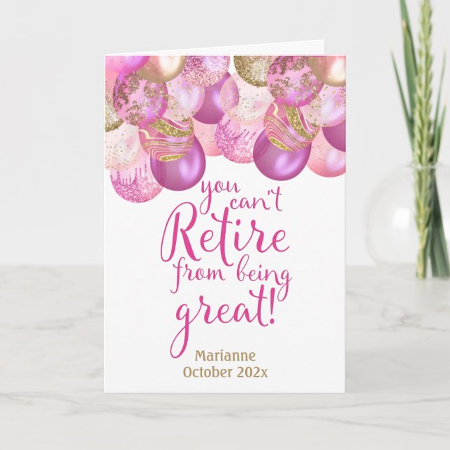 Rosa du inte kan hindra från att vara Underbar Kort (Framsida)