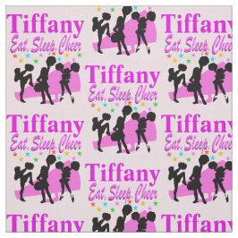 ROSA EAT, SLEEP, CHEER PERSONLIG FABRIC TYG