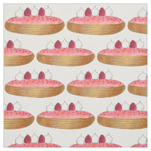 Rosa Eclair Fransk Choux Pastry Baking Patisserie Tyg