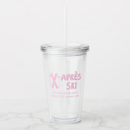 Rosa Efter-Ski Sängkammarpartypresent Take Away Mugg