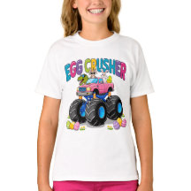 Rosa Egg Crusher Monster Lastbil Påsk