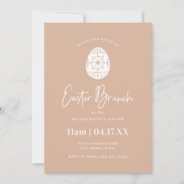  Rosa Egg Påsk Brunch Inbjudningar