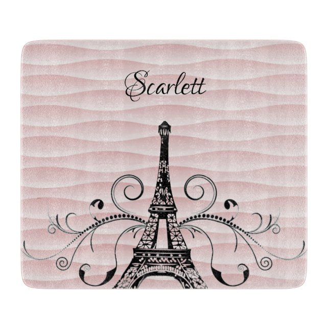 Rosa Eiffel Torn Flourish Clearing Board (Framsidan)