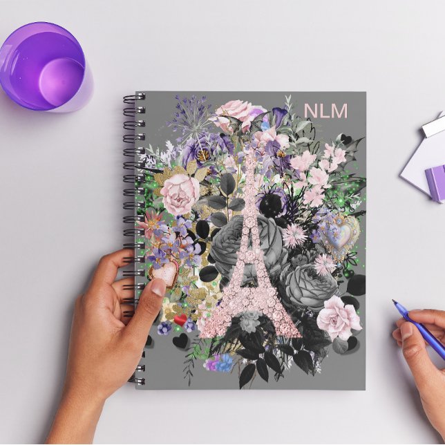 Rosa Eiffeltornet  Anteckningsbok (Skapare uppladdad)