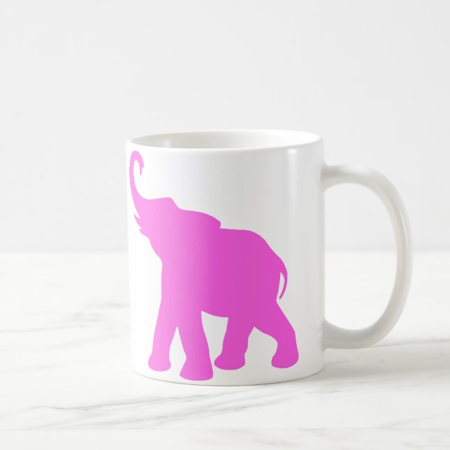 Rosa elefant kaffemugg (Höger)