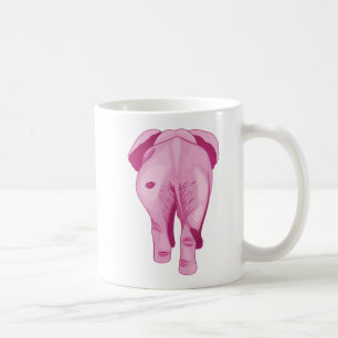 Rosa elefant SWAK Kaffemugg