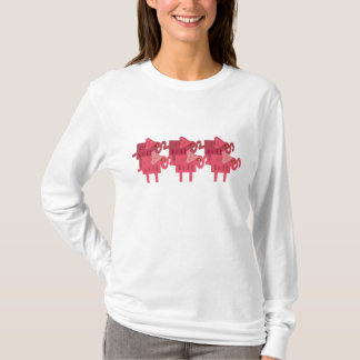 Rosa ELEFANTER Tee