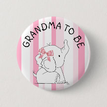 Rosa Elefantmormor som ska vara babyskor