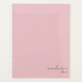 Rosa Elegant enkel minimalistisk Personlig