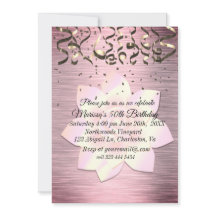 Rosa Elegant Lotus Flower Birthday
