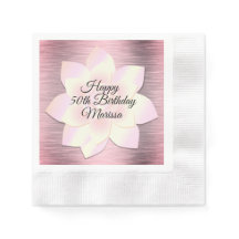 Rosa Elegant Lotus Flower Birthday