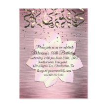 Rosa Elegant Lotus Flower Birthday