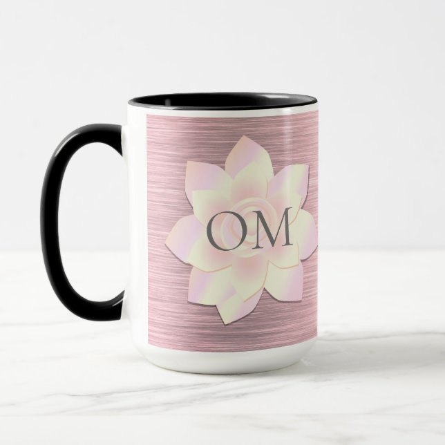 Rosa  Elegant Lotus OM Mugg (Vänster)